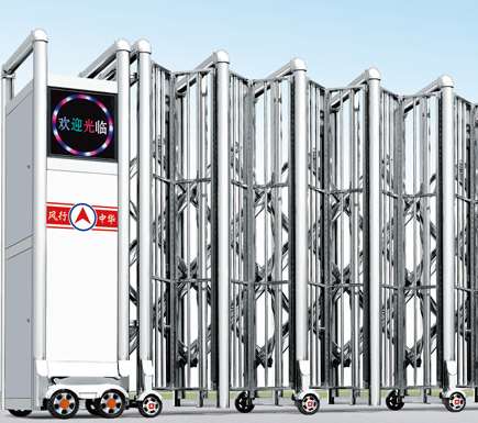 電動伸縮門的道閘控制系統